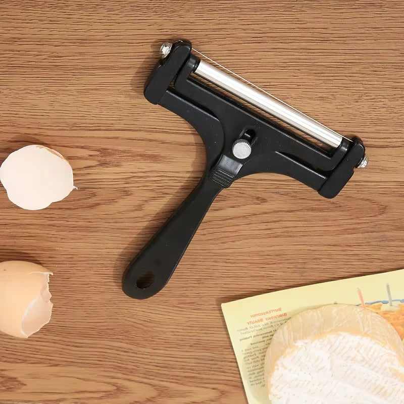 Torving Handheld Manual Cheese Slicer with 4 Spare Wires - Adjustable Stainless Steel Wire Cheese Cutter