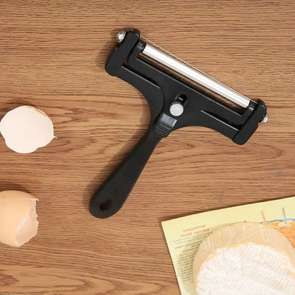 Torving Handheld Manual Cheese Slicer with 4 Spare Wires - Adjustable Stainless Steel Wire Cheese Cutter